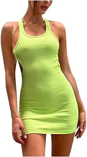 Дамско спортно рокля iQKA, лятно и цветно ежедневното мини рокля с открит гръб, ризи за мъже