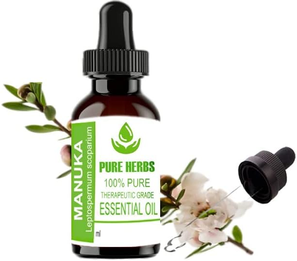 Етерично масло от Манука от чисти билки (Leptospermum Scoparium) - Чист и натурален Терапевтичен клас 30 мл