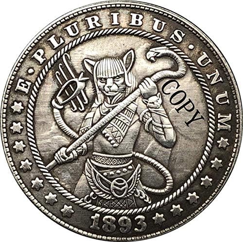 Скитник Никел 1893-Те години САЩ Морган Долар Монета Копие от Тип 191 Копие Украса за Събиране на Подаръци