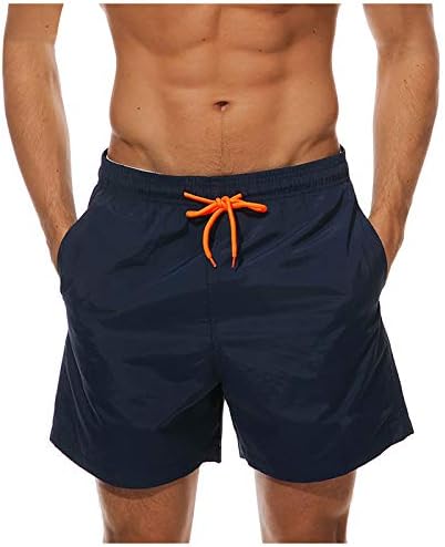 Ymosrh Мъжки Топене на бързо съхнещи Плажни Панталони Обикновена Панталони, Три Четвърти от Свободни Плувни Шорти,