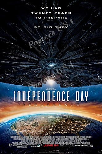 Специални щампи - Плакат на филма Възраждане Деня на независимостта с гланц Произведено в САЩ - FIL442 (24 x 36
