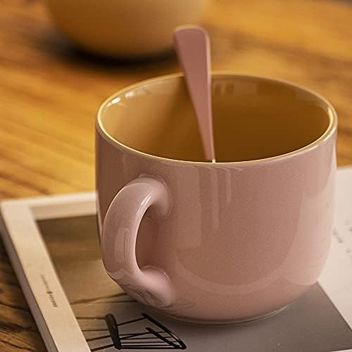MDZF SWEET HOME Комплект от 4 Керамични Чаши за офис и Домашна Чаена чаша, 22 Грама
