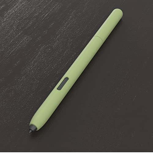 2 Опаковки Силиконов калъф с хубав дизайн, съвместим с Samsung Galaxy Tab S7/S7 +/S7 FE/S8/S8 +/s8 Ultra S Pen, защитен калъф за кожата, нескользящий на притежателя, с гладка дръжка (лилаво +