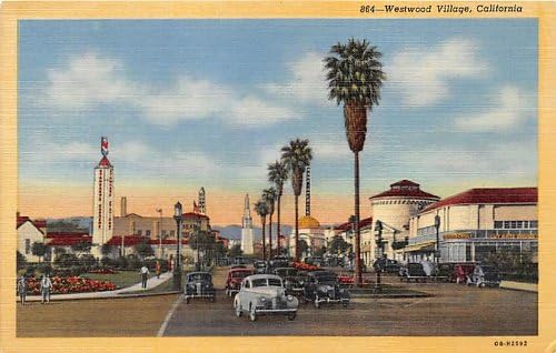 Пощенска картичка от Уестууд Вилидж, Калифорния
