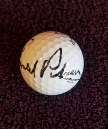 Топката за голф Калауей с Логото на Unbrella, Подписан Арнолд ПАЛМЕРОМ, Сертифициран от PSA DNA - Топки за голф с Автограф