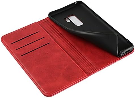 Чанта-портфейл Zouzt Премия от Изкуствена кожа, съвместим с Samsung Galaxy S9 Plus, калъф-книжка с магнитна закопчалка