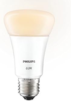 Philips 433706 Hue Lux Стартов комплект от 2 крушки и 1 концентратор Мощност 60 W, еквивалент LED A19 1-во поколение